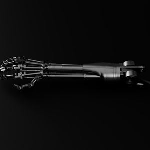 無料配布-可動式T-800エンドアーム全パーツver結合/Terminator_EndArm