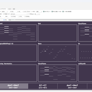 複数トラックのノートやコードも表示できちゃう！ MIDIビジュアライザー「RollCanvas」