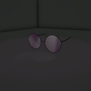 [VRCHAT / 3D Attachment] Simple Megane