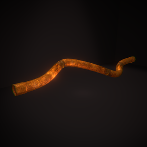[VRChat / 3D Attachment] Rusty Pipe