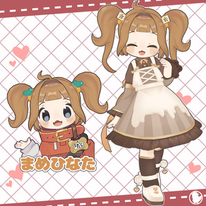 【6アバター対応】チョコ衣装/ゆるまきツイン 缩略图 3