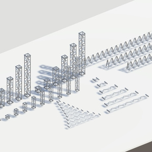 低ポリゴン(Low-Poly)アルミニウム製トラス各種セット