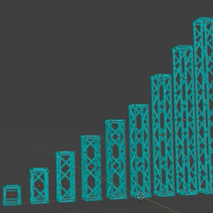 低ポリゴン(Low-Poly)アルミニウム製トラス各種セット 缩略图 3