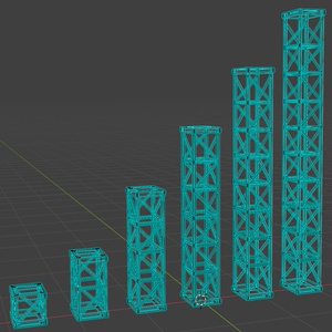 低ポリゴン(Low-Poly)アルミニウム製トラス各種セット 缩略图 5
