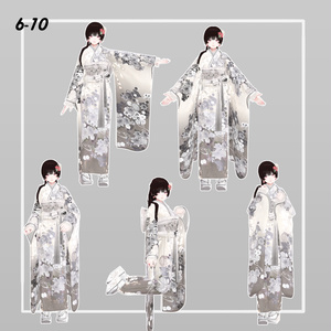 【無料】着物・和服向けポーズアニメーション 缩略图 3