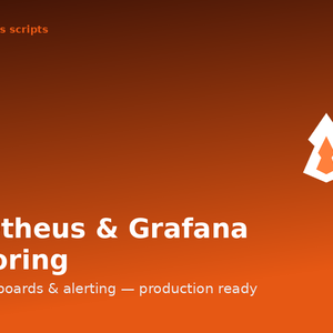 Prometheus & Grafana監視スタック構築スクリプト｜メトリクス収集・可視化を自動セットアップ（Linux/Bash）
