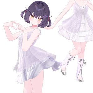 ❀•°[8アバター対応] KIKU Dress キク ドレス 【VRChat向け衣装モデル】  °•❀ 缩略图 7