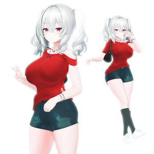 ❀•°[9アバター対応]Plain Set プレーンセット 【VRChat向け衣装モデル】  °•❀ 缩略图 6