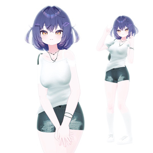 ❀•°[9アバター対応]Plain Set プレーンセット 【VRChat向け衣装モデル】  °•❀ 缩略图 10