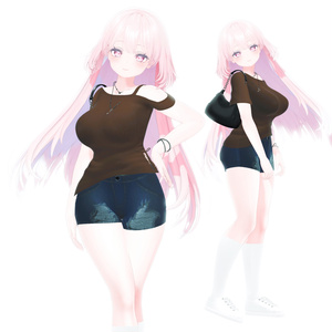 ❀•°[9アバター対応]Plain Set プレーンセット 【VRChat向け衣装モデル】  °•❀ 缩略图 13