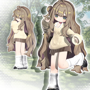 🤍🍀[14アバター対応]MonoBreeze Set🖤【VRChat向け衣装モデル】🍀🤍 缩略图 5