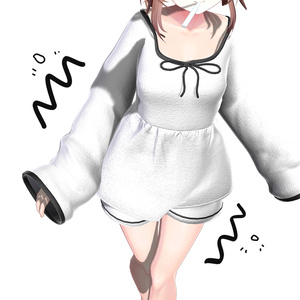 🤍[15アバター対応]Zzz Cozy Set🖤【VRChat向け衣装モデル】🤍 缩略图 4