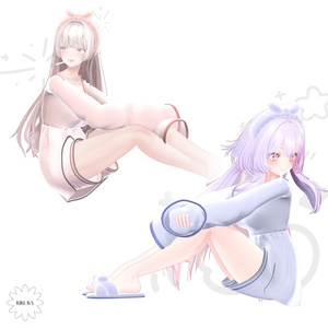 🤍[15アバター対応]Zzz Cozy Set🖤【VRChat向け衣装モデル】🤍 缩略图 8