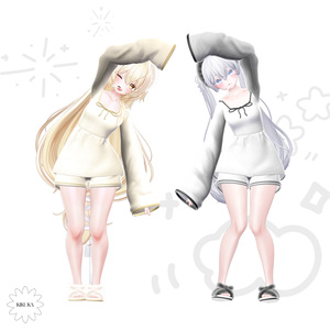 🤍[15アバター対応]Zzz Cozy Set🖤【VRChat向け衣装モデル】🤍 缩略图 7