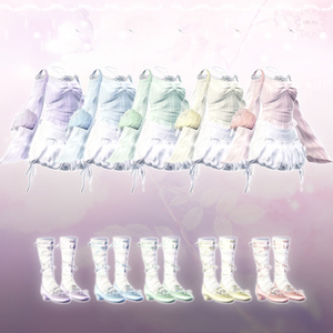 💗[15アバター対応]💕Nouvella💕Set【VRChat向け衣装モデル】💗 缩略图 11