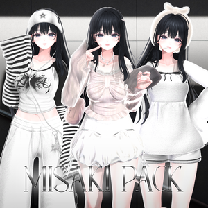 🖤✦セール~ 5/27日🖤海咲Misaki Pack🖤【VRChat向け衣装モデル】✦🖤