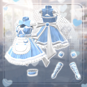 💙🤍[15アバター対応]💙🦝Pocomochi🤍Set【VRChat向け衣装モデル】💙 缩略图 9