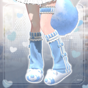 💙🤍[15アバター対応]💙🦝Pocomochi🤍Set【VRChat向け衣装モデル】💙 缩略图 6