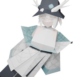 【VRChat】256 龍のヨルちゃん　256 Yoll-chan the Dragon【3Dアバター】[3D Avatar] 缩略图 3