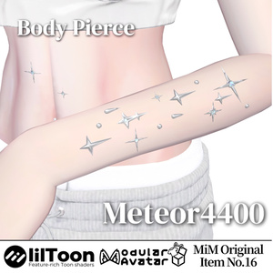 【16アバター対応】Meteor4400 / Body Pierce #MiM_vrc