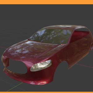 3Dモデル 3Dmodel car 車 素材 body ボディ