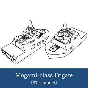 【Q版艦隊】もがみ型護衛艦（STLデータのみ）