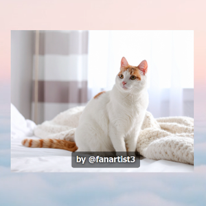 OBS用 🖼ファンアートスライドショーセット（シンプル版 / 名前表示版）an Art Slideshow Set (Simple / With Credits)