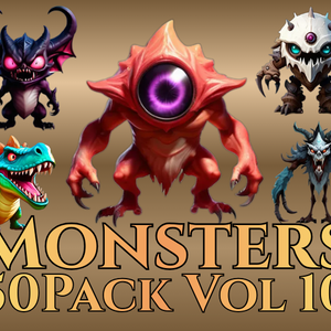 RPG モンスター 50種パック 第10弾