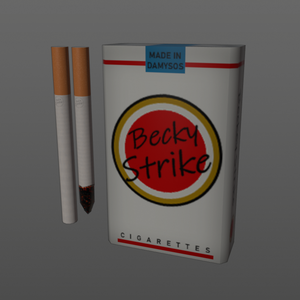 BeckeyStrikeタバコ「FBXモデル」