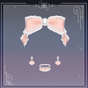 Frill Ribbon Accessory Set 缩略图 3