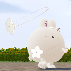 【無料】お花のバッグ【ゆきふすべ/ちまこぞく対応】　#BREAK_3D