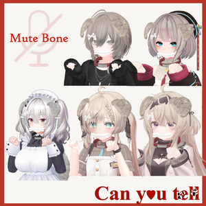 【VRChat】Can you tell　/　撫でると尻尾が動く！犬耳犬尻尾【15アバター対応】#BREAK_3D 缩略图 10