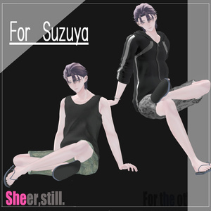 【VRChat】Sheer,still【水着＋ラッシュガード】斑霞・紗夜対応　#BREAK_3D 缩略图 3