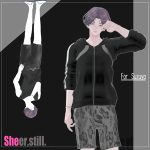 【VRChat】Sheer,still【水着＋ラッシュガード】斑霞・紗夜対応　#BREAK_3D 缩略图 2