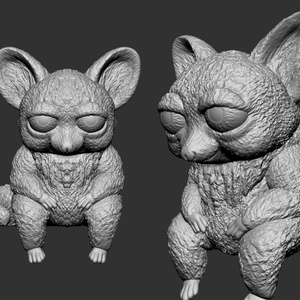 【3Dプリンター出力用】ガラゴ