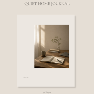 Quiet Home Journal Canvaテンプレート｜暮らしの記録・Instagram投稿用
