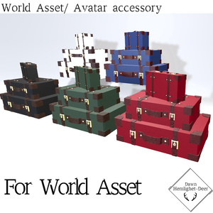 [VRChat] Suitcase /Avatarアクセサリー付 [World asset] 缩略图 3