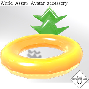 [VRChat] Swim ring/浮き輪 [3D Asset] 缩略图 3