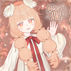 Bon*2 trois Hair [Multiple Avatars Compatible]