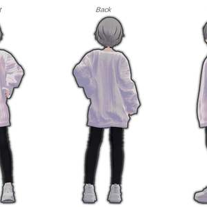 シンプルな服