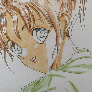 Hand-drawn illustration by Mutsumi Honda