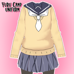 【SCHOOL UNIFORM】 VROID YURU CAMP UNIFORM