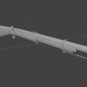 【free(無料)】 レトロ銃 blenderfile