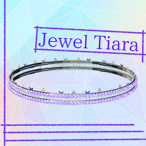 【free(無料)】【VRChat】Jewel Tiara / Jewel ring