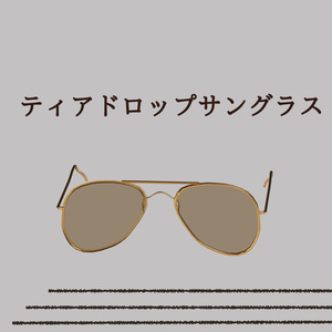 【free(無料)】【VRChat】アメリカ空軍/ティアドロップ型サングラス