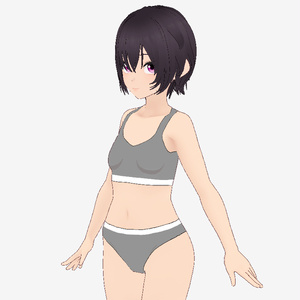 【VRoid用】よく見る下着セット【FREE】