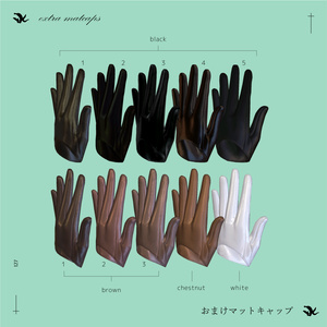 Leather Half Glove / 牛革ハーフグローブ 缩略图 3
