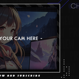 Cyberpunk Stream Overlay forTwitch or any other platform | Overlay Stream Package | Simple Stream Pack | Essentials Overlays