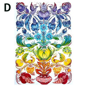 ペトリキフカ塗りの描き方 & オリジナルクリアファイル - Epika ペトリキフカ塗りの描き方 & オリジナルクリアファイル - Epika
