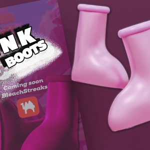 pink boots/ RedBoots